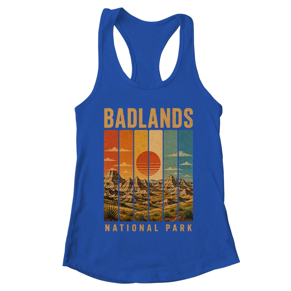 Badlands National Park South Dakota Usa Outdoor Vintage Hiking Shirt & Tank Top | teecentury
