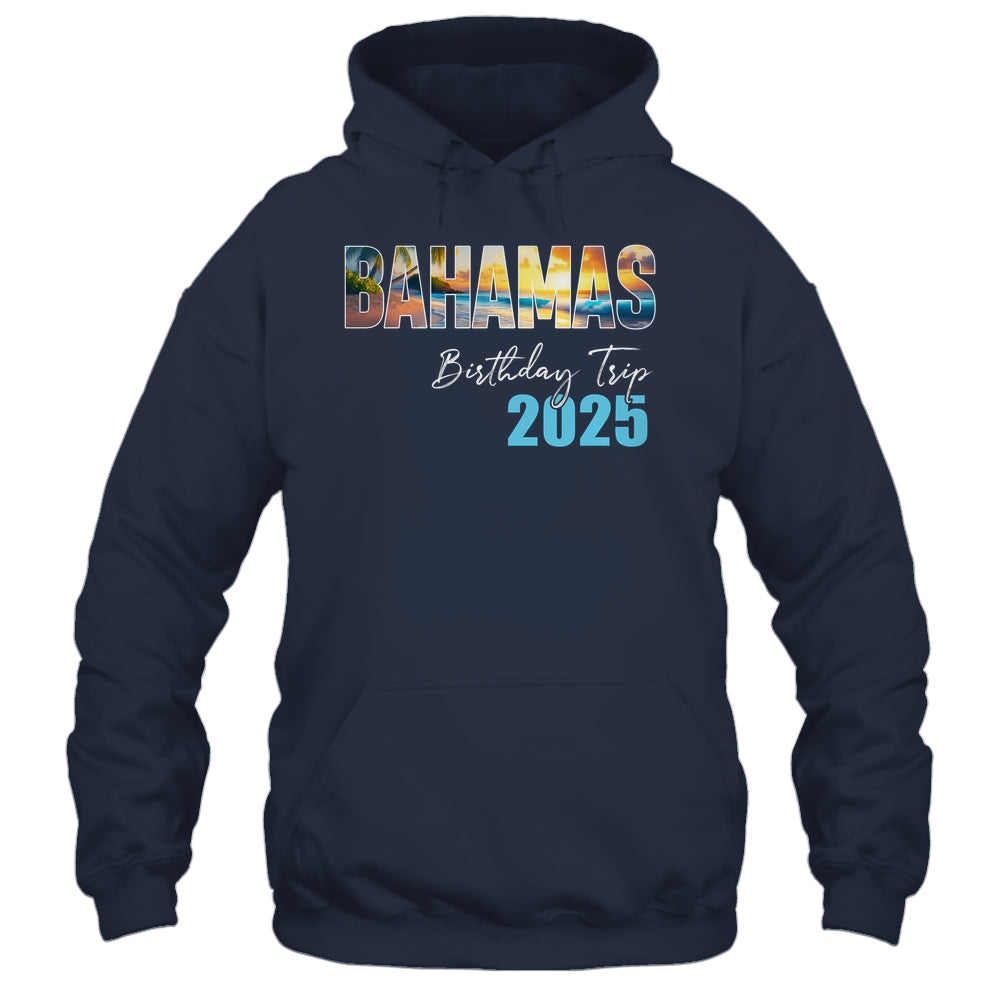 Bahamas Birthday Trip 2025 Vacation Party Crew Cruise Shirt & Tank Top | teecentury