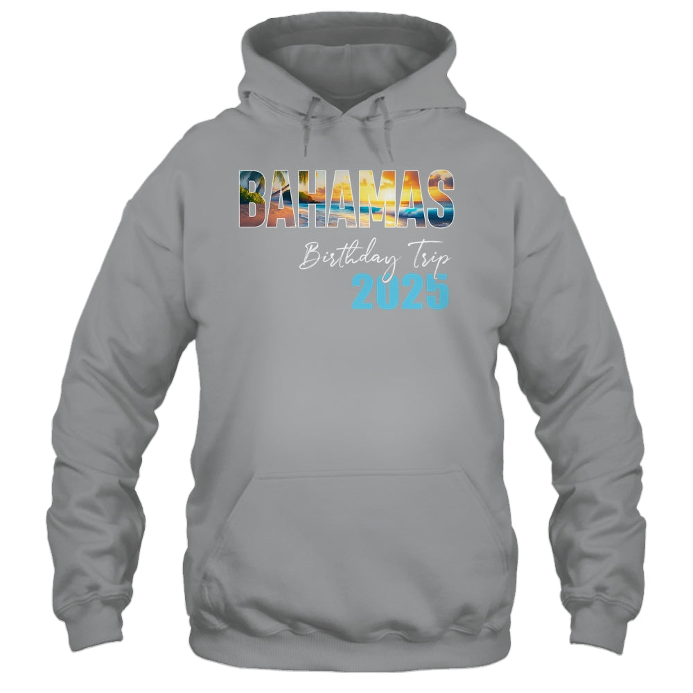 Bahamas Birthday Trip 2025 Vacation Party Crew Cruise Shirt & Tank Top | teecentury