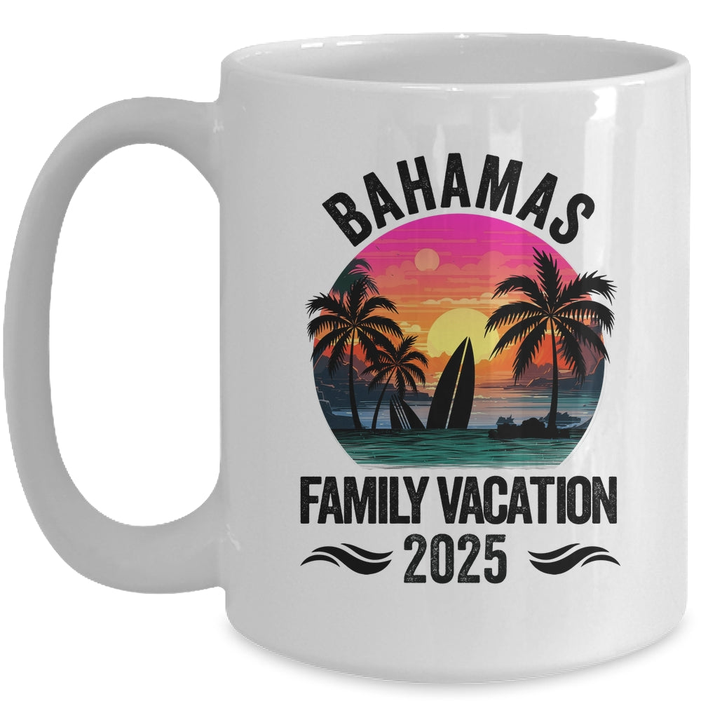Bahamas Family Vacation 2025 Matching Outfits Beach Summer Mug | teecentury