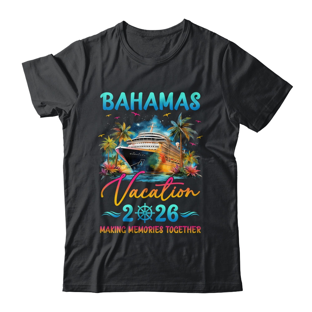 Bahamas Family Vacation 2026 Matching Group Summer Shirt & Tank Top | teecentury