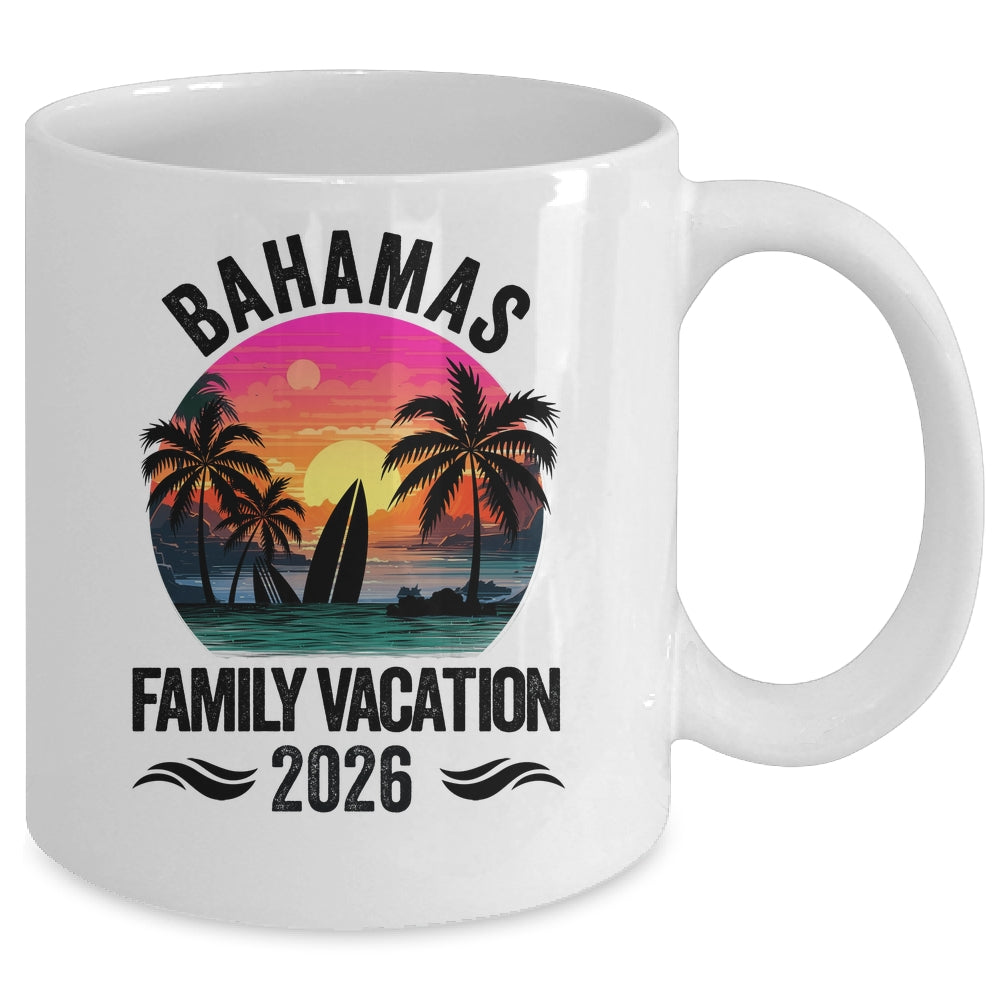 Bahamas Family Vacation 2026 Matching Outfits Beach Summer Mug | teecentury