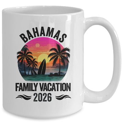 Bahamas Family Vacation 2026 Matching Outfits Beach Summer Mug | teecentury