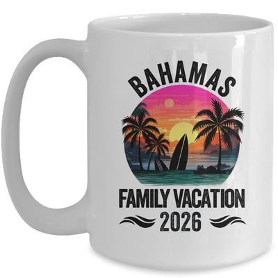 Bahamas Family Vacation 2026 Matching Outfits Beach Summer Mug | teecentury