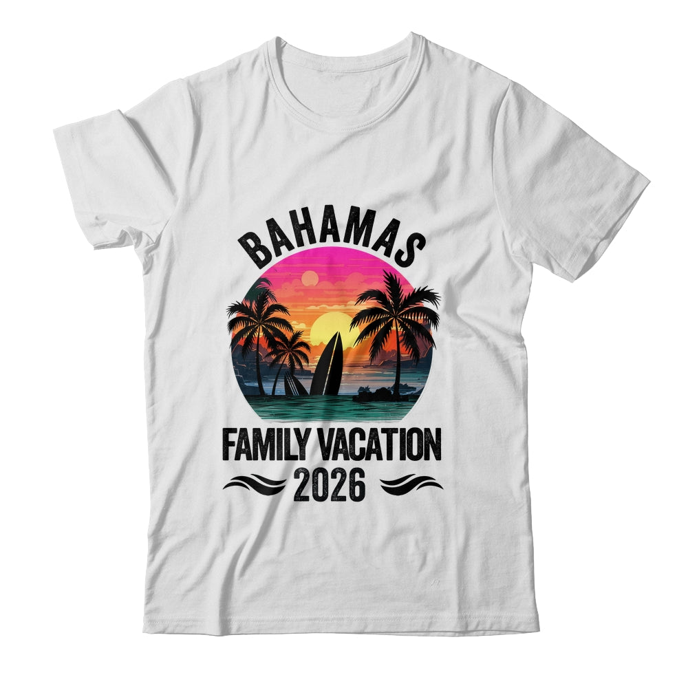 Bahamas Family Vacation 2026 Matching Outfits Beach Summer Shirt & Tank Top | teecentury