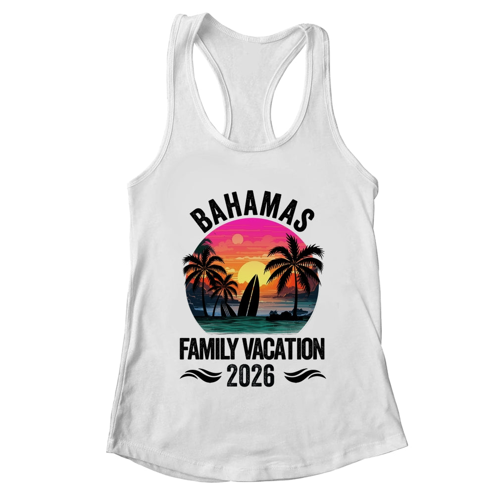 Bahamas Family Vacation 2026 Matching Outfits Beach Summer Shirt & Tank Top | teecentury