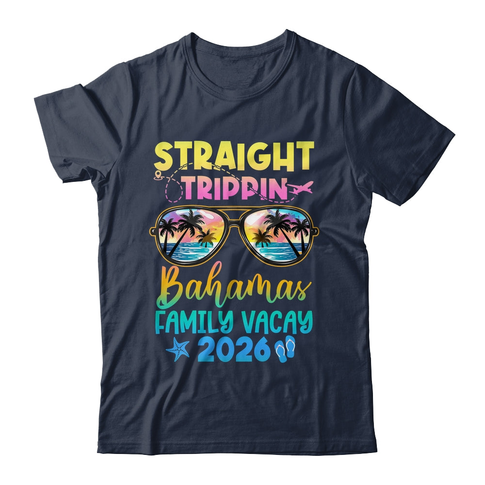 Bahamas Family Vacay Vacation 2026 Straight Trippin Shirt & Tank Top | teecentury