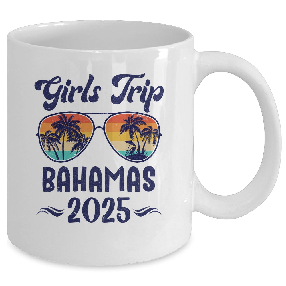Bahamas Girls Trip Beach Vacation 2025 Matching Group Mug | teecentury
