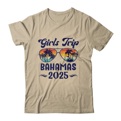 Bahamas Girls Trip Beach Vacation 2025 Matching Group Shirt & Tank Top | teecentury