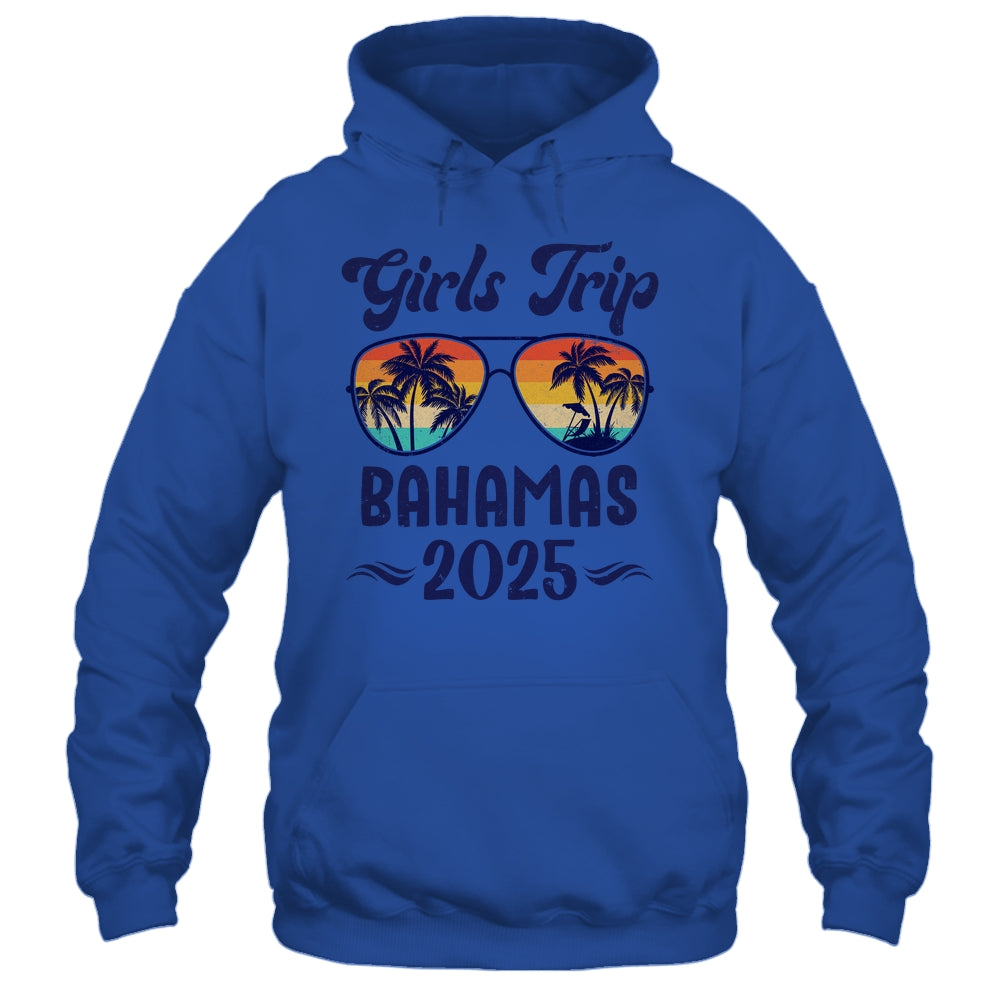 Bahamas Girls Trip Beach Vacation 2025 Matching Group Shirt & Tank Top | teecentury