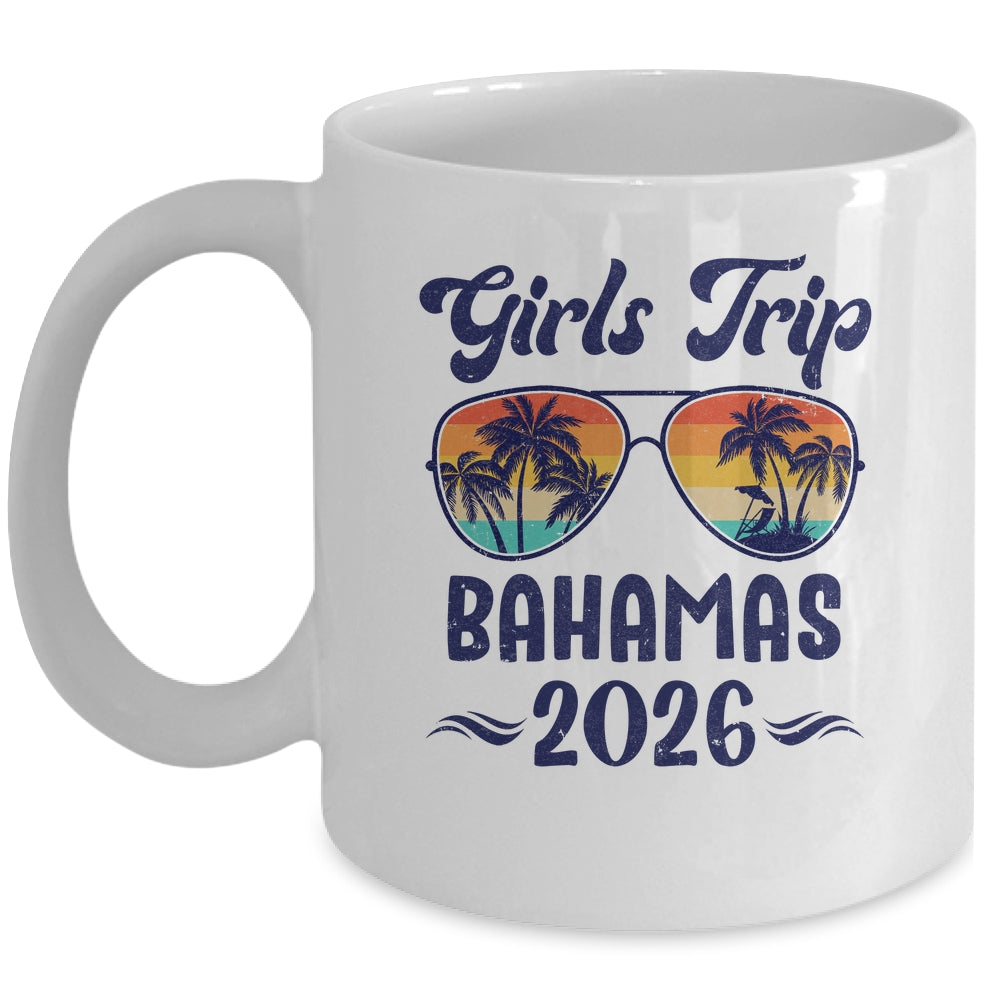 Bahamas Girls Trip Beach Vacation 2026 Matching Group Mug | teecentury