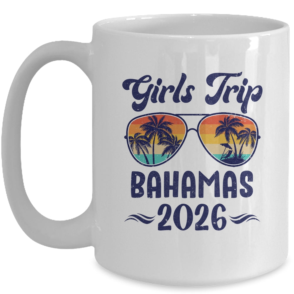 Bahamas Girls Trip Beach Vacation 2026 Matching Group Mug | teecentury