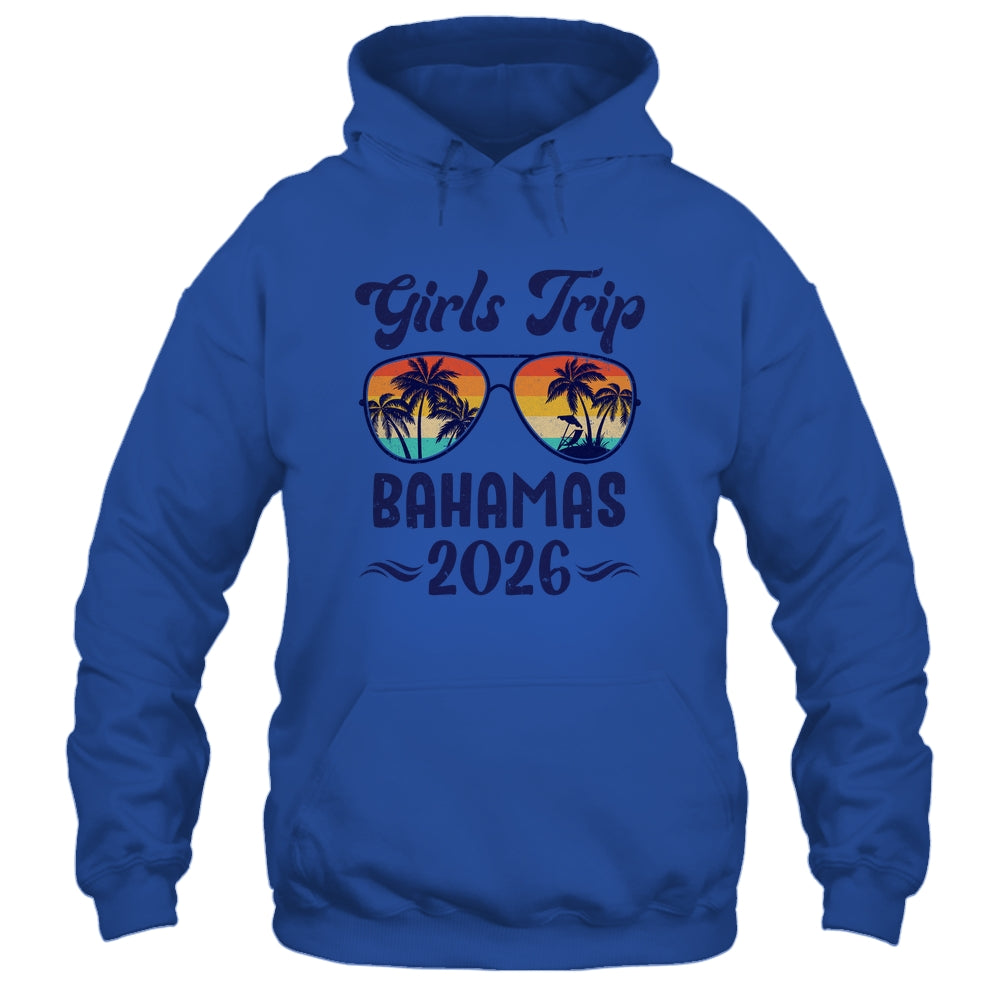 Bahamas Girls Trip Beach Vacation 2026 Matching Group Shirt & Tank Top | teecentury
