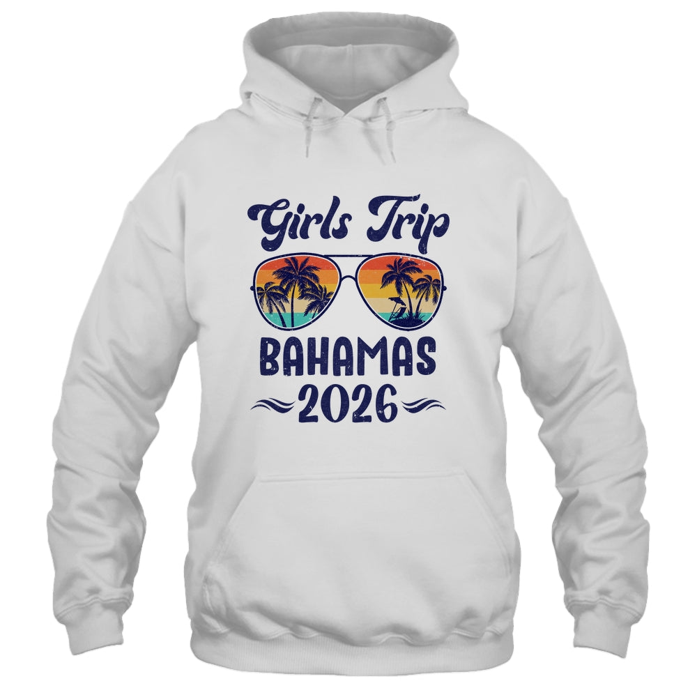 Bahamas Girls Trip Beach Vacation 2026 Matching Group Shirt & Tank Top | teecentury