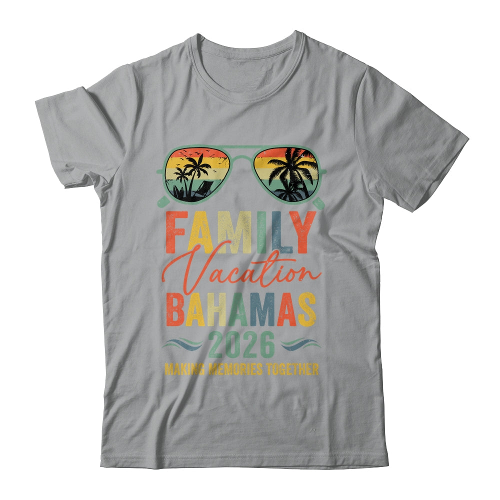 Bahamas Vacation 2026 Matching Family Group Summer Shirt & Tank Top | teecentury