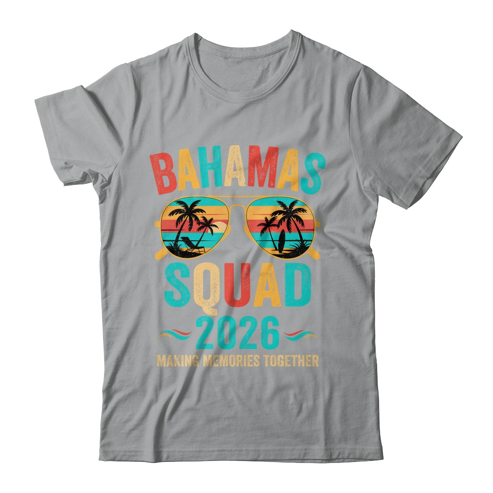 Bahamas Vacation Squad 2026 Family Matching Vintage Shirt & Tank Top | teecentury