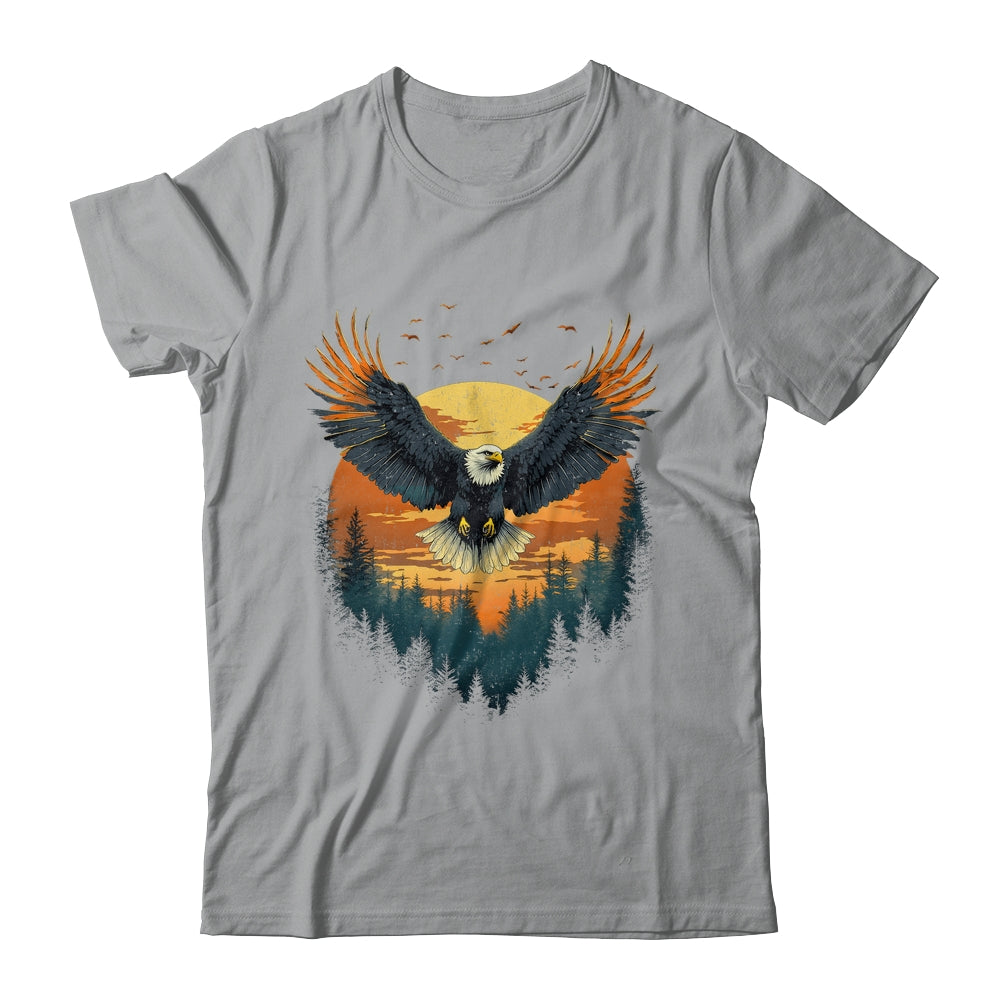 Bald Eagle Flying Nature Eagle Forest Animal Wildlife Shirt & Hoodie | teecentury