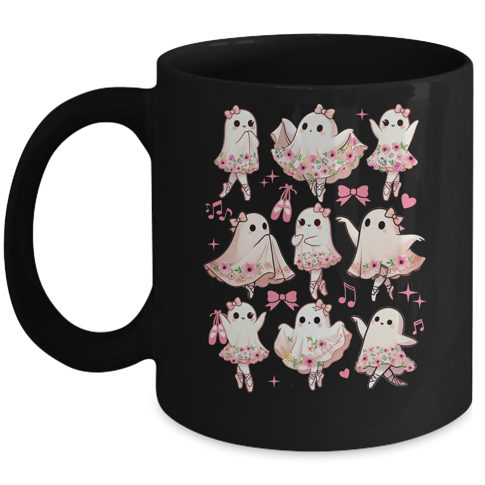 Ballet Ghost Ballet Dancer Spooky Dance Halloween Teacher Mug | teecentury