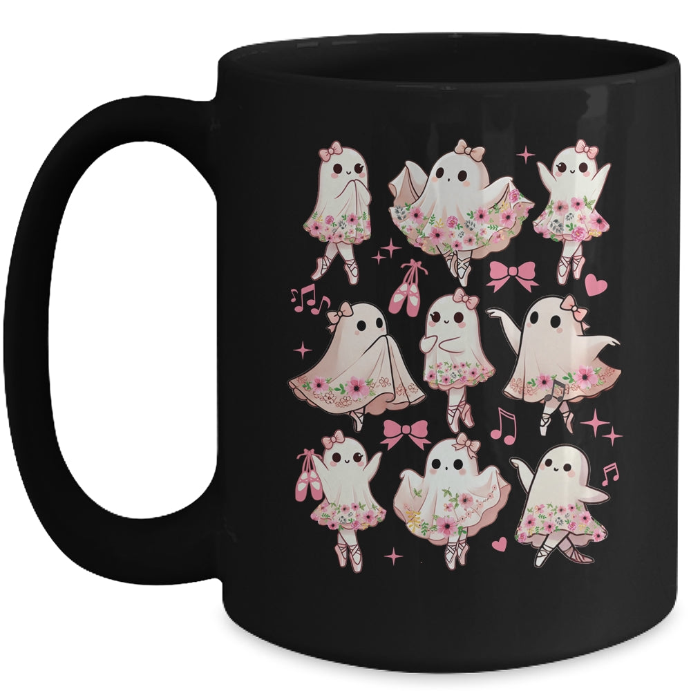 Ballet Ghost Ballet Dancer Spooky Dance Halloween Teacher Mug | teecentury