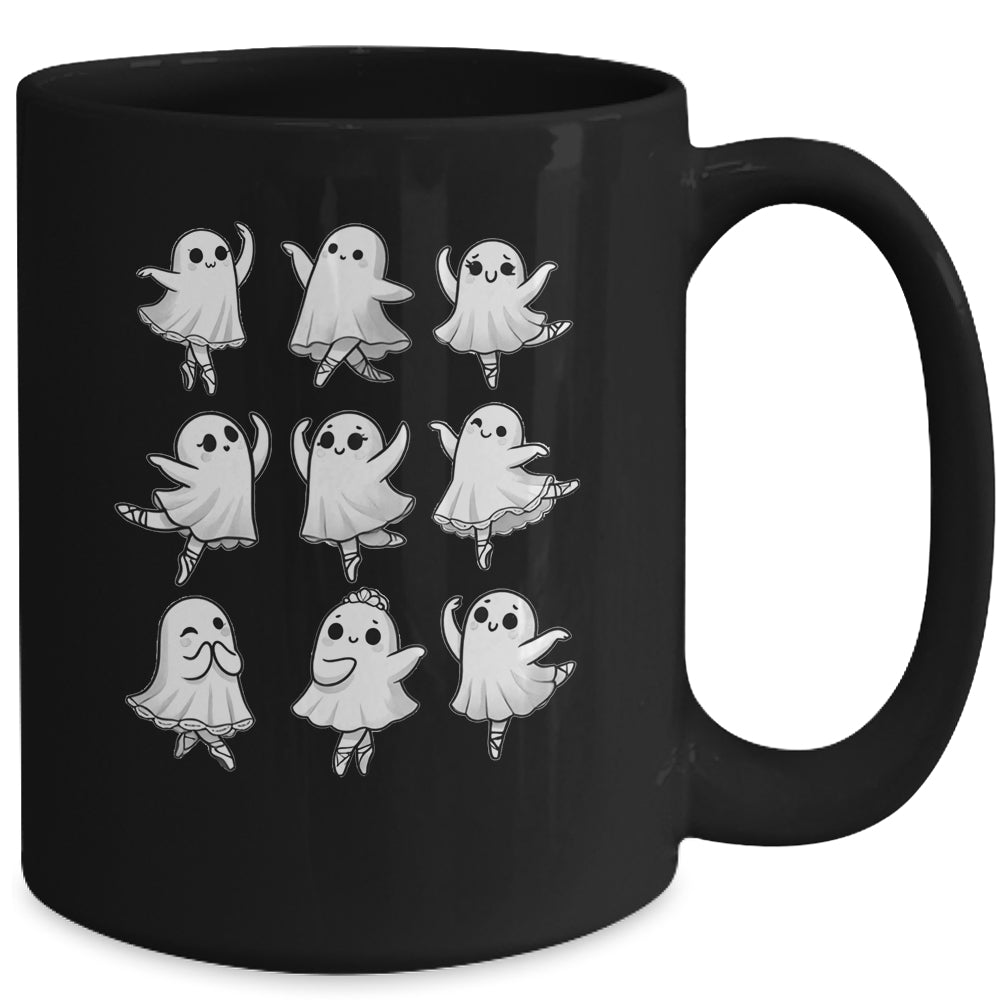 Ballet Ghost Ballet Dancer Spooky Dance Teacher Halloween Mug | teecentury
