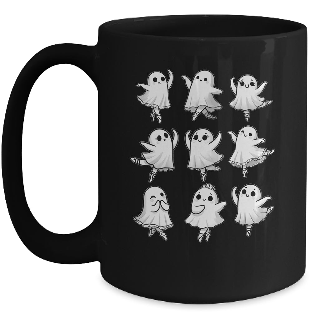 Ballet Ghost Ballet Dancer Spooky Dance Teacher Halloween Mug | teecentury