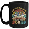 Ban The Fascists Save The Books Funny Book Lover Worm Nerd Mug | teecentury