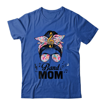 Band Mom Marching Band Design Messy Bun Hair Woman Shirt & Tank Top | teecentury