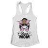 Band Mom Marching Band Design Messy Bun Hair Woman Shirt & Tank Top | teecentury