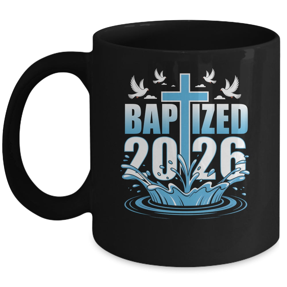 Baptism Christian Jesus Christ God Church Baptized 2026 Mug | teecentury
