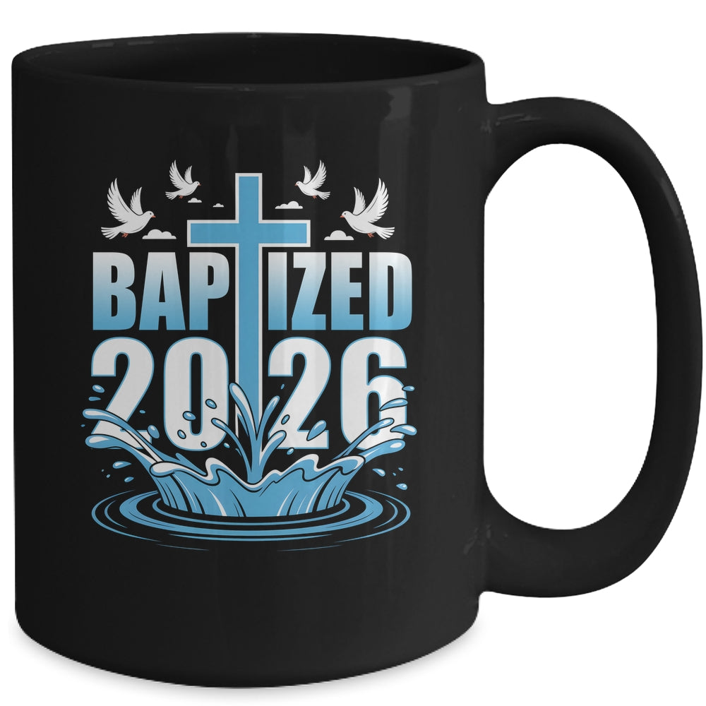 Baptism Christian Jesus Christ God Church Baptized 2026 Mug | teecentury