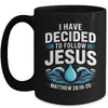 Baptized I Have Decided To Follow Jesus Baptism Christian Mug | teecentury