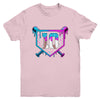 Baseball 10th Birthday Ice Cream Drip 10 Year Old Birthday Boy Youth Shirt | teecentury