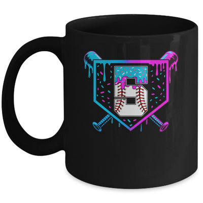 Baseball 5th Birthday Ice Cream Drip 5 Year Old Birthday Boy Mug | teecentury