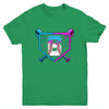 Baseball 6th Birthday Ice Cream Drip 6 Year Old Birthday Boy Youth Shirt | teecentury