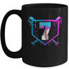 Baseball 7th Birthday Ice Cream Drip 7 Year Old Birthday Boy Mug | teecentury