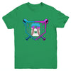Baseball 8th Birthday Ice Cream Drip 8 Year Old Birthday Boy Youth Shirt | teecentury