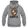 Baseball Auntie Leopard Game Day Women Lover Mothers Day Shirt & Tank Top | teecentury