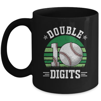 Baseball Birthday 10 Year Old Double Digits 10th Birthday Mug | teecentury
