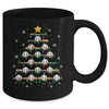 Baseball Christmas Tree Light Xmas Baseball Men Boys Kids Mug | teecentury
