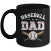 Baseball Dad For Fathers Day Baseball Lovers Mug | teecentury