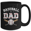 Baseball Dad For Fathers Day Baseball Lovers Mug | teecentury