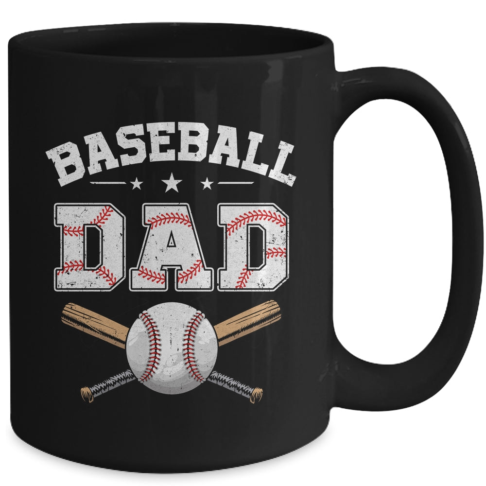 Baseball Dad For Fathers Day Baseball Lovers Mug | teecentury