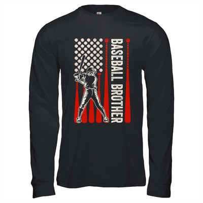 Baseball Design For Men Brother Flag Baseball Brother Shirt & Hoodie | teecentury