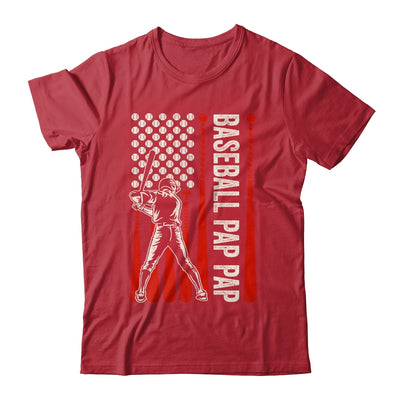 Baseball Design For Men Pap Pap Flag Baseball Fathers Day Shirt & Hoodie | teecentury