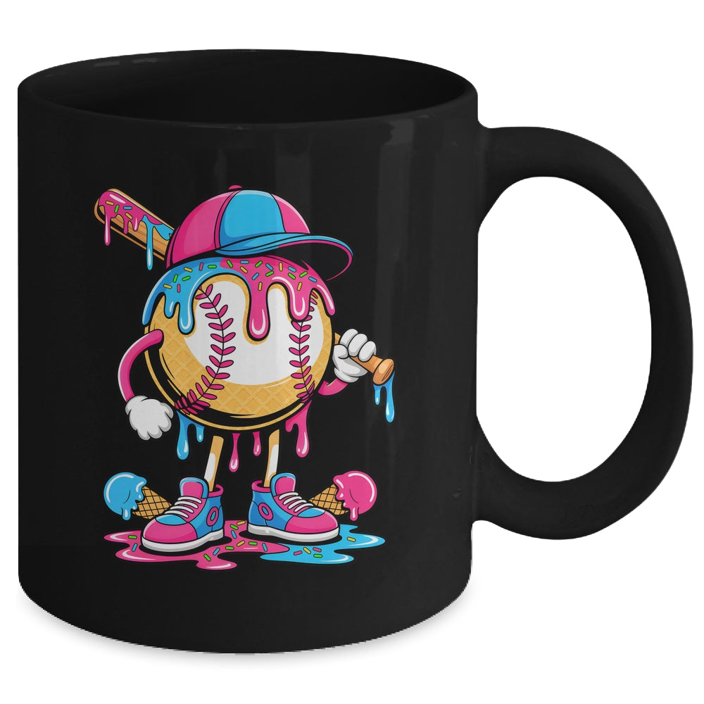 Baseball Drip Boys Ice Cream Drip Baseball Funny Sport Lover Mug | teecentury