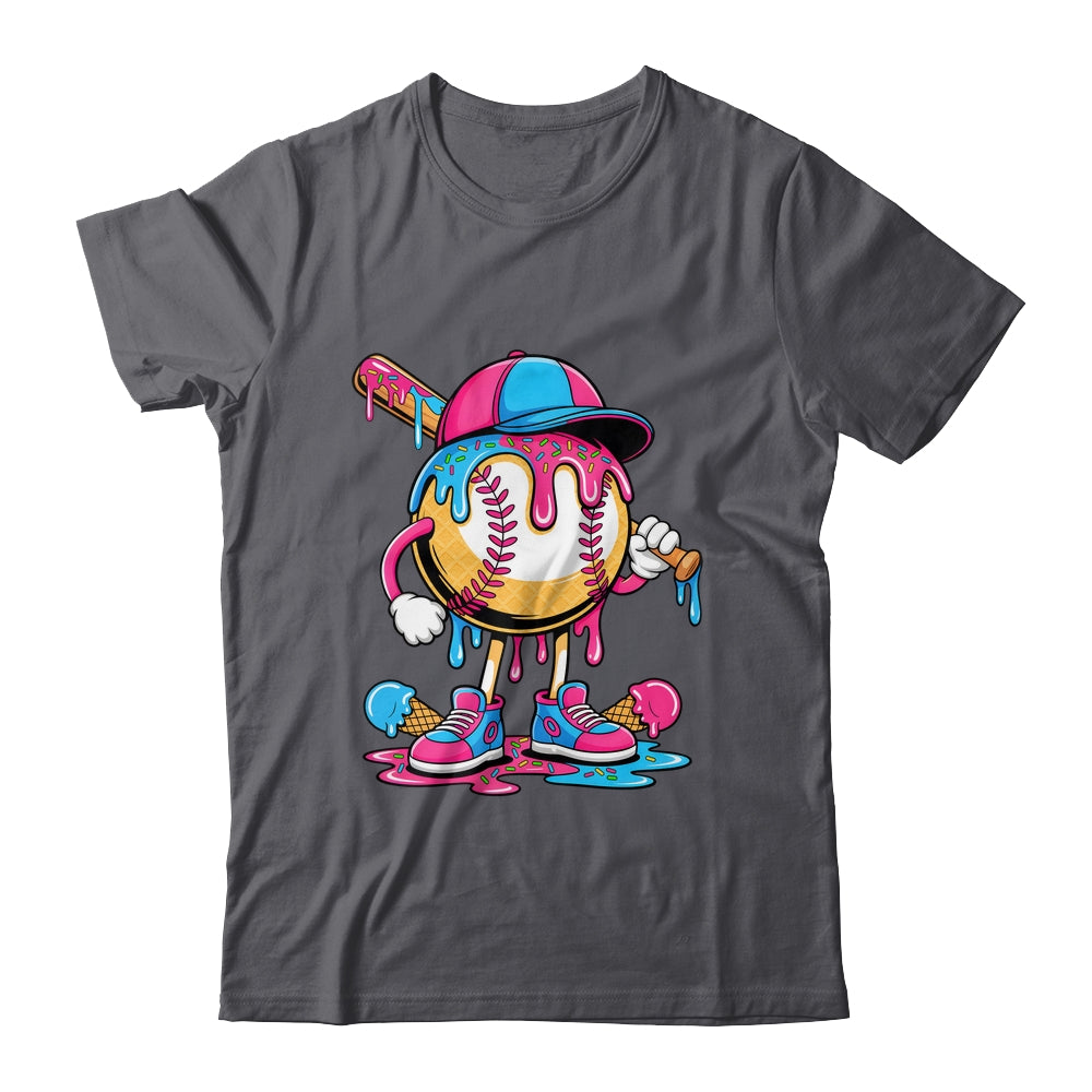 Baseball Drip Boys Ice Cream Drip Baseball Funny Sport Lover Shirt & Hoodie | teecentury