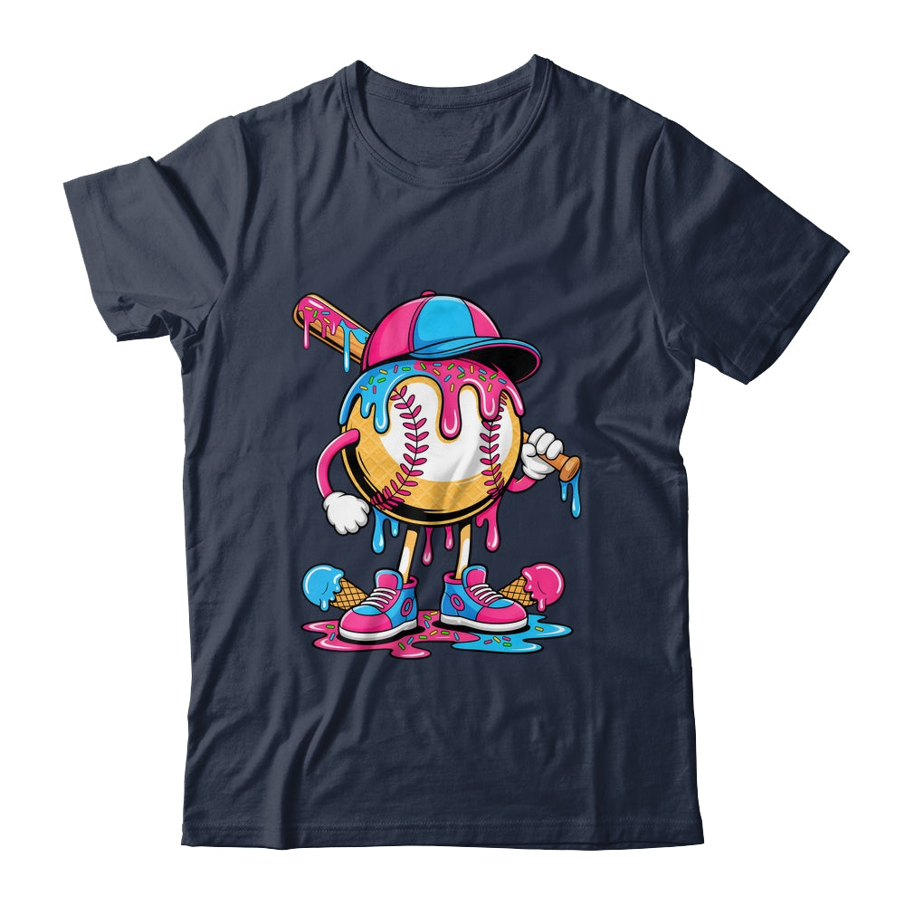 Baseball Drip Boys Ice Cream Drip Baseball Funny Sport Lover Shirt & Hoodie | teecentury