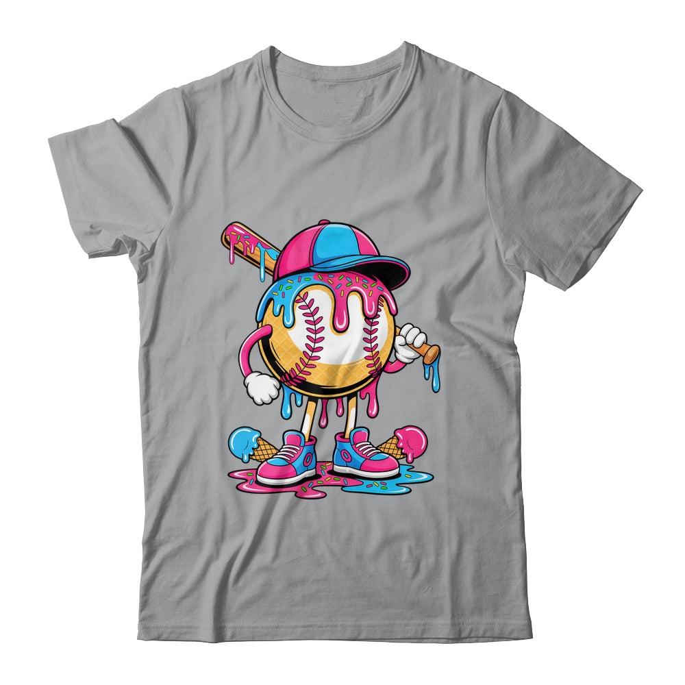 Baseball Drip Boys Ice Cream Drip Baseball Funny Sport Lover Shirt & Hoodie | teecentury