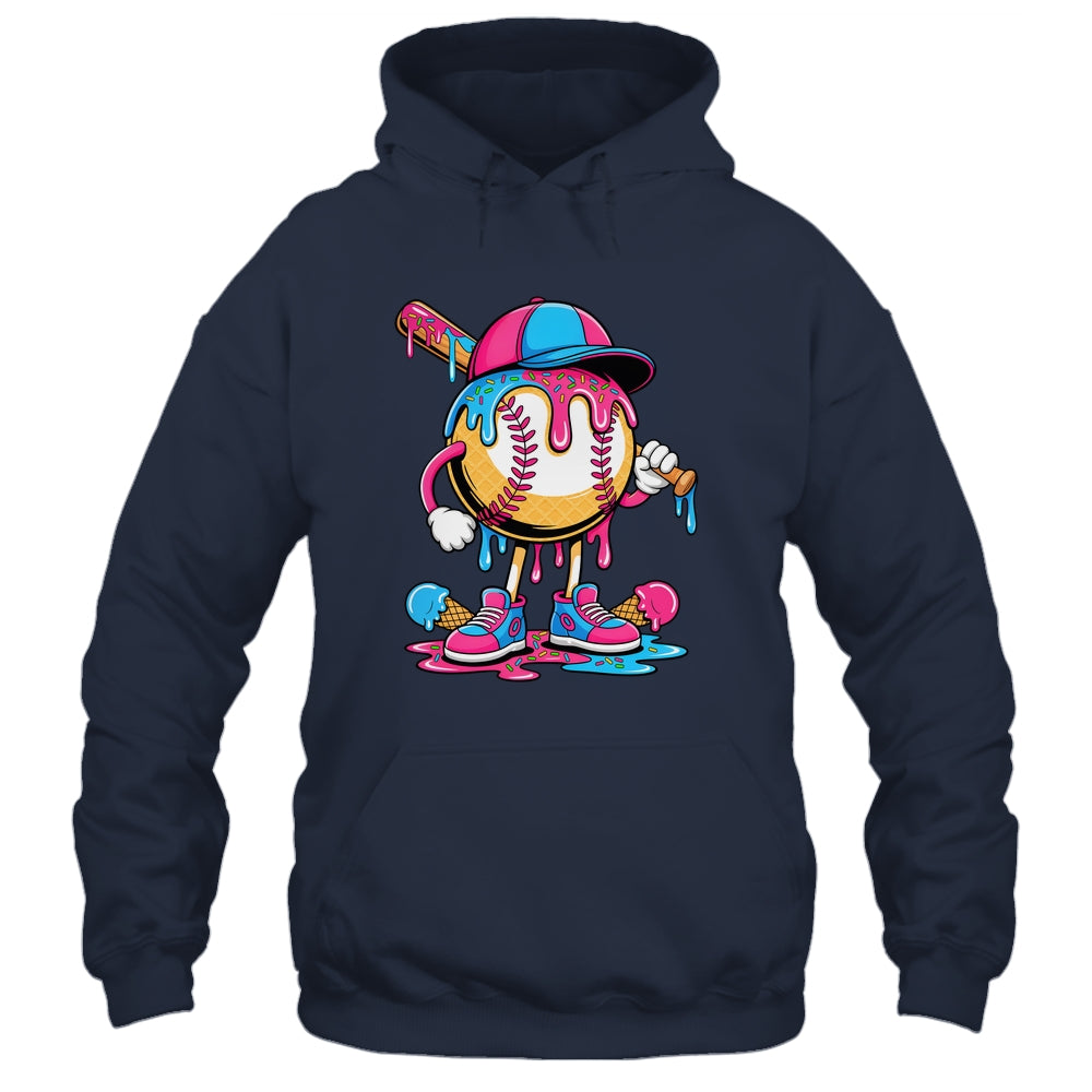 Baseball Drip Boys Ice Cream Drip Baseball Funny Sport Lover Shirt & Hoodie | teecentury