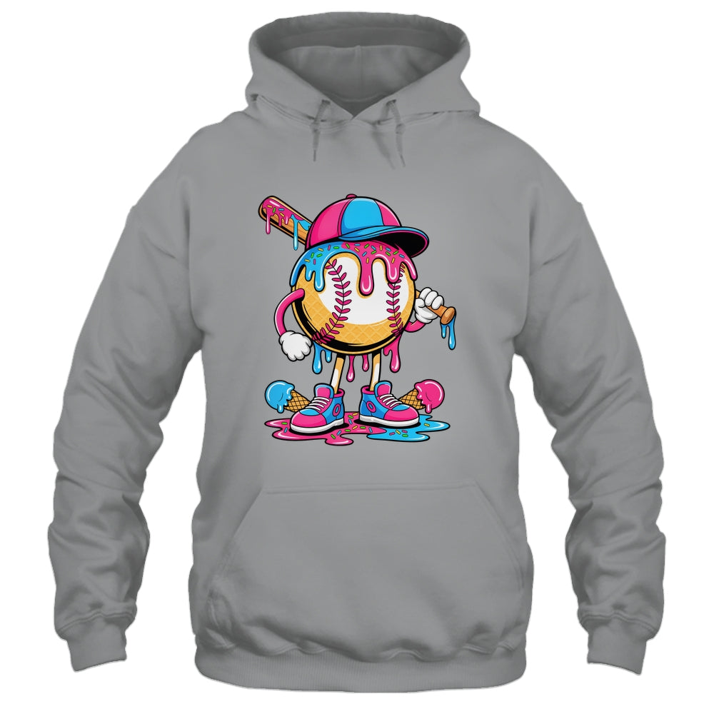 Baseball Drip Boys Ice Cream Drip Baseball Funny Sport Lover Shirt & Hoodie | teecentury